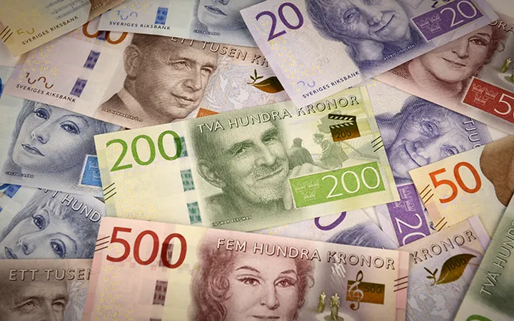 De nya sedlarna Foto: Pressbild Riksbanken