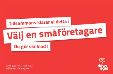 Välj en småföretagare