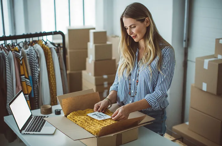 Försäljning online