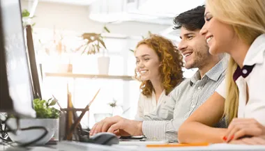 Stolta medarbetare i företaget