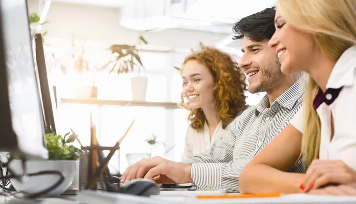 Stolta medarbetare i företaget