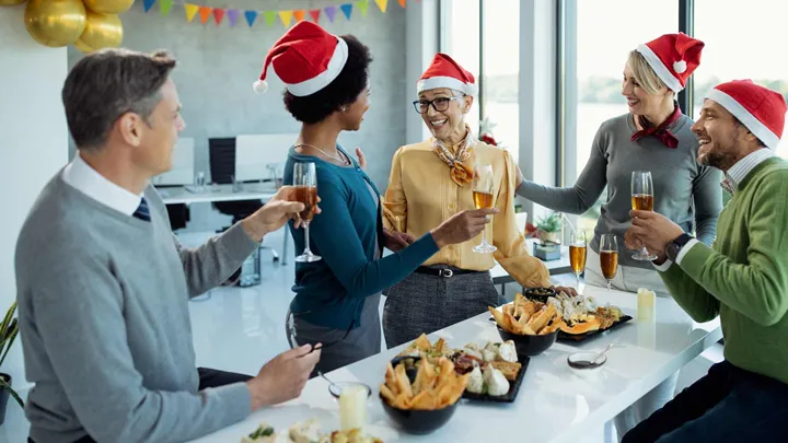dra av julfesten på företaget
