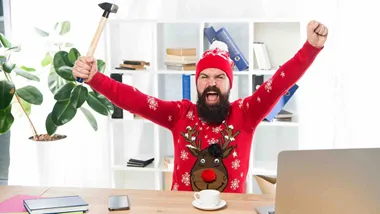 Julsta¨ngt pa° fo¨retaget