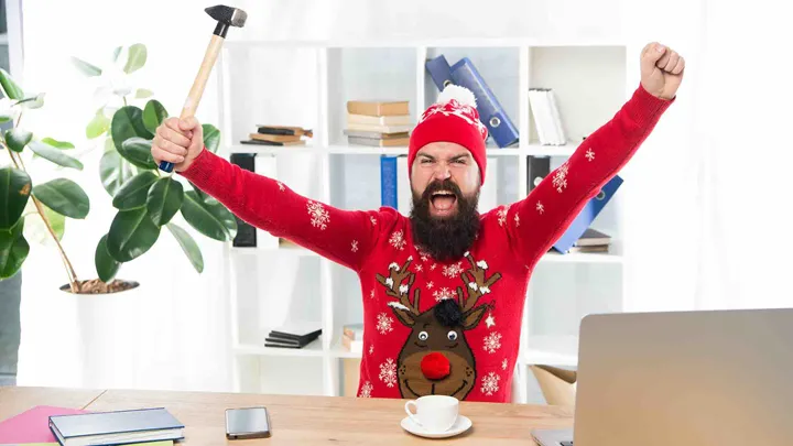 Julsta¨ngt pa° fo¨retaget