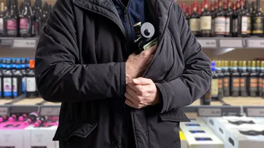 Na¨ra ha¨lften av butikerna utsatt fo¨r brott