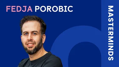 Porträtt på Fedja Porobic