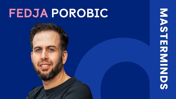 Porträtt på Fedja Porobic