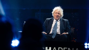 Boris Johnson på techarena