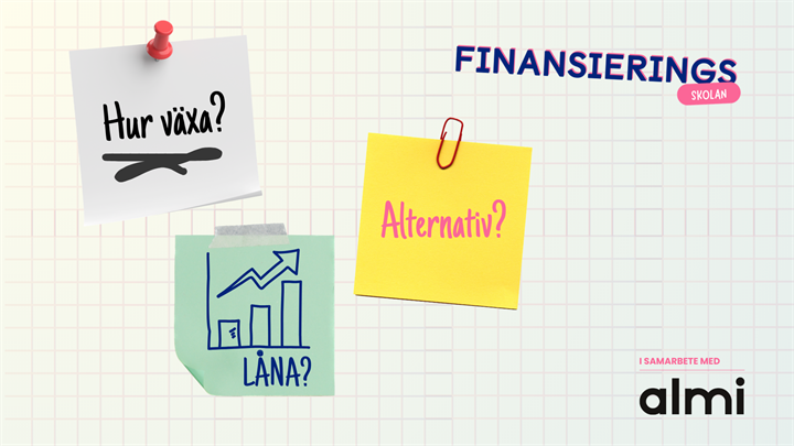 Olika sa¨tt att finansiera sma° fo¨retag – la°n, a¨garkapital och alternativ