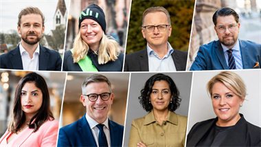 Valet 2026 hälsning från partiledarna