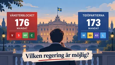 Vilka regeringsalternativ är möjliga valet 2026